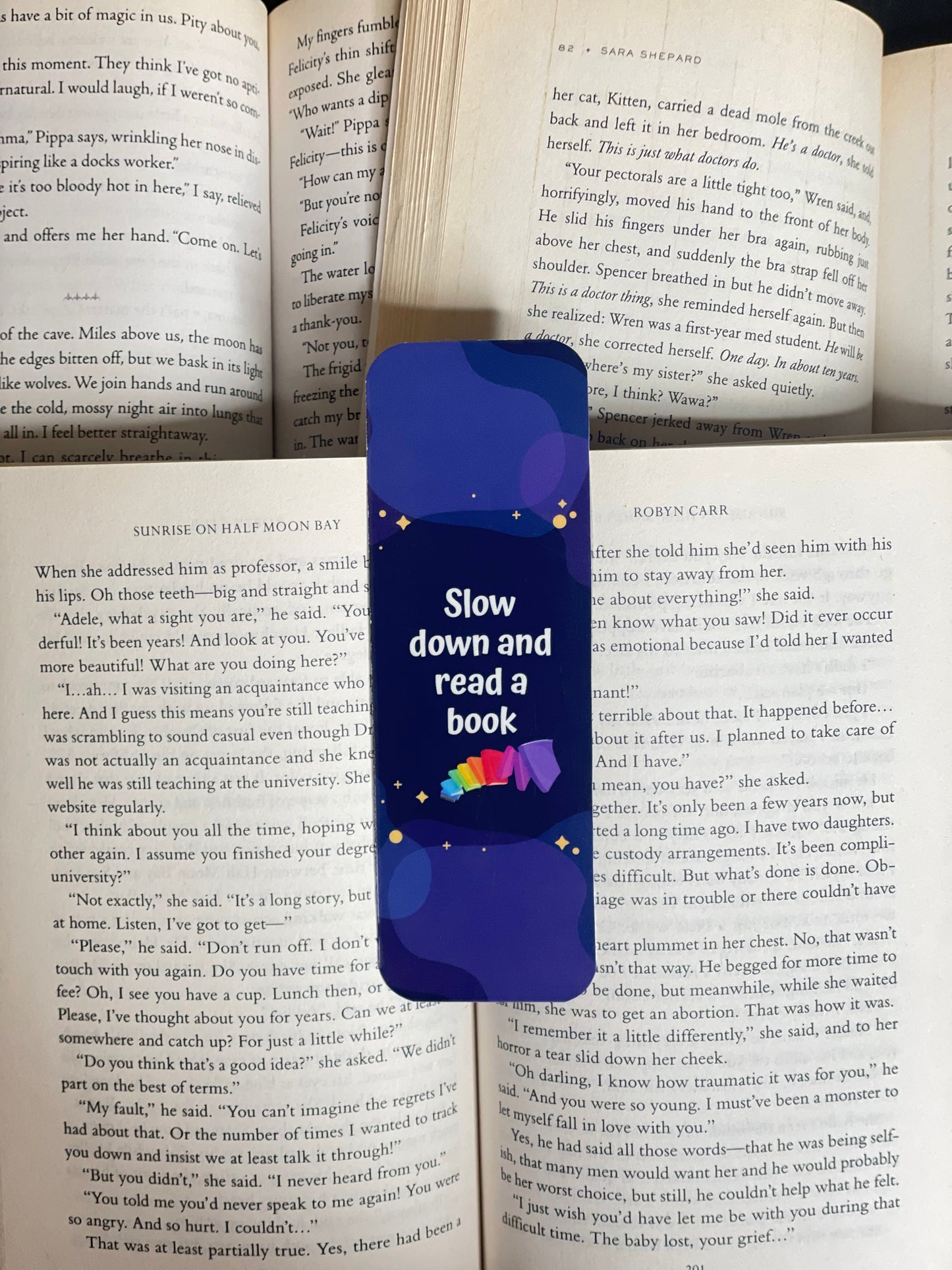 Slow down and read a book