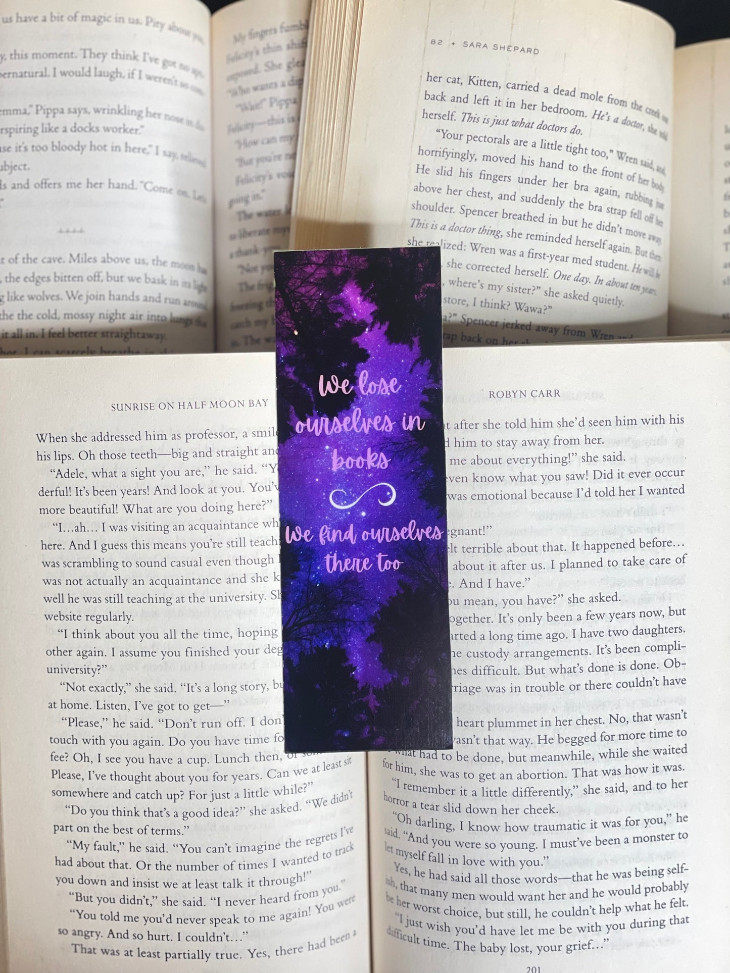 We lose ourselves in books, we find ourselves there